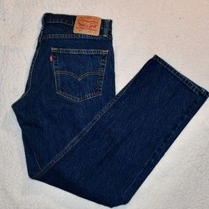 Mens Levi's 502 Straight Jeans Sz 33x31.5